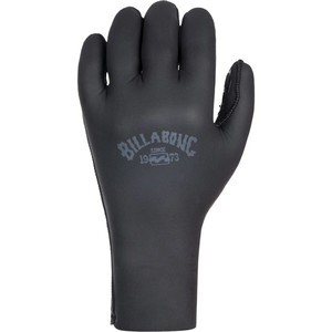 2023 Billabong Womens 5mm Synergy Wetsuit Gloves Z4GL41 - Black